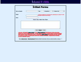 irtibat.islamievlilik.com screenshot