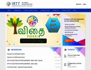 irttalumni.org screenshot