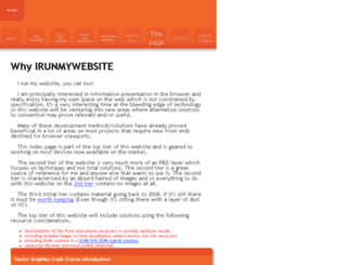 irunmywebsite.com screenshot