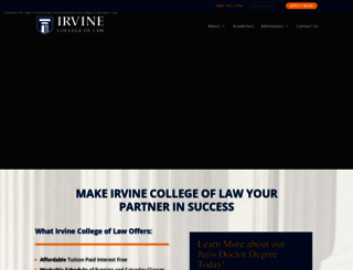 irvine.edu screenshot