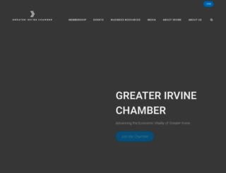 irvinecvb.org screenshot