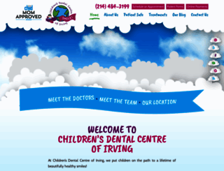irvingchildrensdental.com screenshot