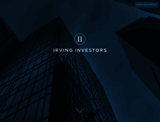 irvinginvestors.com screenshot