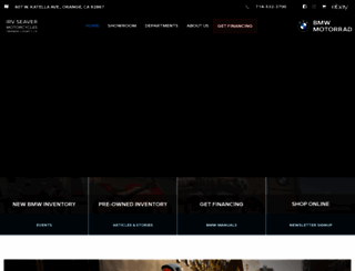 irvseaverbmw.com screenshot