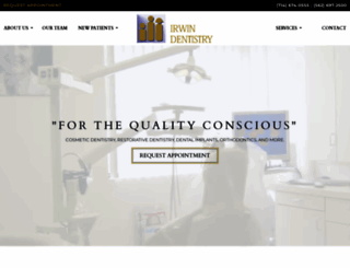 irwindentistry.com screenshot