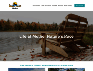 irwinlakechalets.com screenshot