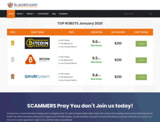 is-scam.com screenshot