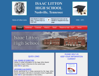 isaaclittonhighschool.com screenshot