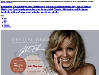 isabeledvardsson.de screenshot