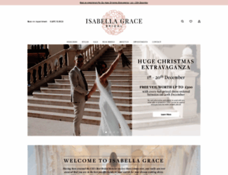 isabellagracebridal.com screenshot