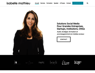 isabelle-mathieu.com screenshot