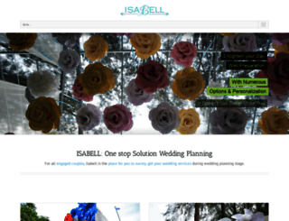 isabellwedding.com screenshot