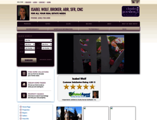 isabelwolfrealtor.com screenshot