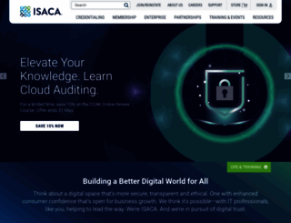 isaca.org screenshot