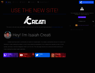 isaiahcreati.com screenshot