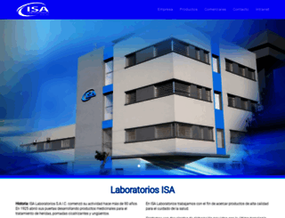 isalaboratorios.com.ar screenshot