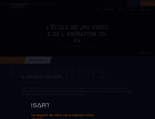 isartdigital.fr screenshot