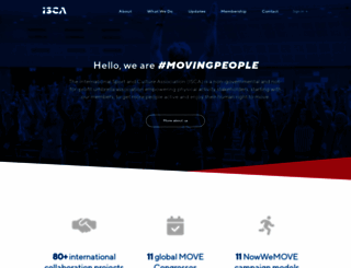 isca-web.org screenshot