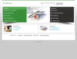 isccard.com screenshot