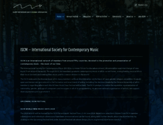 iscm.org screenshot