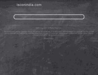 isconindia.com screenshot