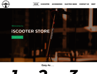 iscooterstore.net screenshot