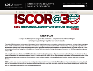 iscor.sdsu.edu screenshot