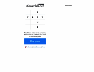 iscramble.net screenshot
