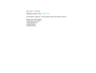 iscrm.infosense-service.de screenshot
