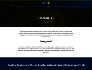 iscrolljs.com screenshot