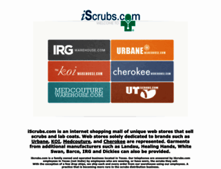 iscrubs.com screenshot