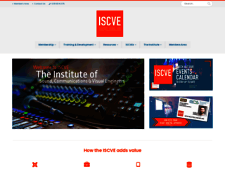 iscve.org.uk screenshot
