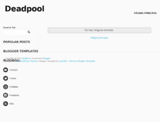 isdeadpool.com screenshot