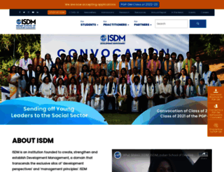 isdm.org.in screenshot