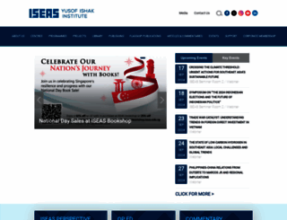 iseas.edu.sg screenshot