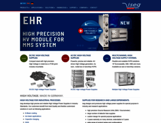 iseg-hv.com screenshot