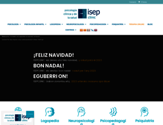 isepclinic.es screenshot