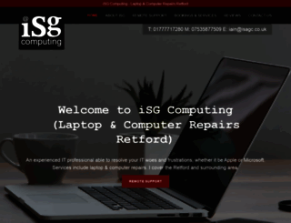 isgcomputing.co.uk screenshot