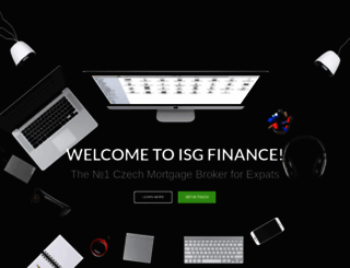 isgfinance.cz screenshot