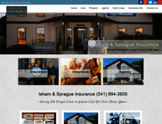 ishamandspragueinsurance.com screenshot