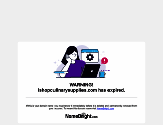 ishopculinary.com screenshot