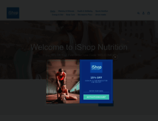 ishopnutrition.com screenshot