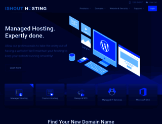 ishout-hosting.com.au screenshot