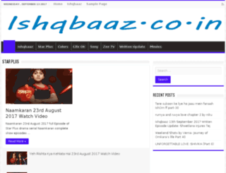 ishqbaaz.co.in screenshot