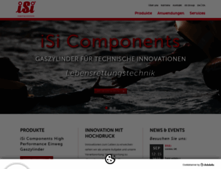 isicomponents.com screenshot