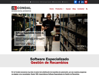 isicondal.es screenshot