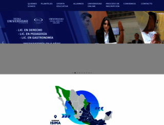 isima.com.mx screenshot