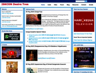 iskcondesiretree.net screenshot