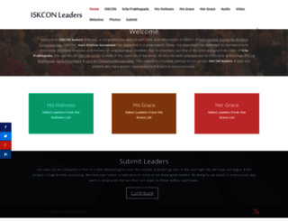 iskconleaders.com screenshot