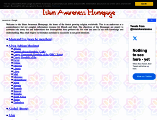 islamawareness.net screenshot